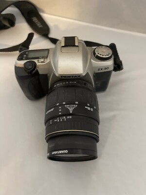 Pentax ZX-30 35mm SLR Film Camera AF 28-80mm Lens 100-300mm Lens