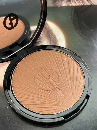 NIB Giorgio Armani ~ 110 SUN EMBRACE ~ Luminous Silk Bronzer Powder 18g .63oz - Picture 6 of 9
