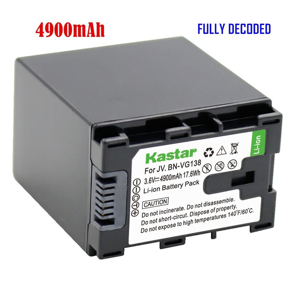 1x Kastar Battery for JVC BNVG138 Everio GZHM670 GZHM690 GZHM860 GZHM960 eBay