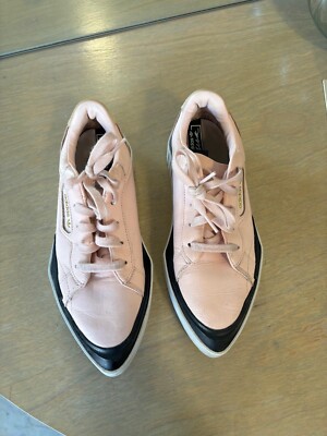 Adidas Originals Hypersleek Sneakers Shoes Women s Size 6.5 Pink White Black 