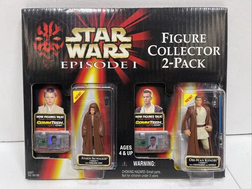 Obi-Wan Anakin Skywalker Episode 1 STAR WARS Figure Collector 2-Pack - New