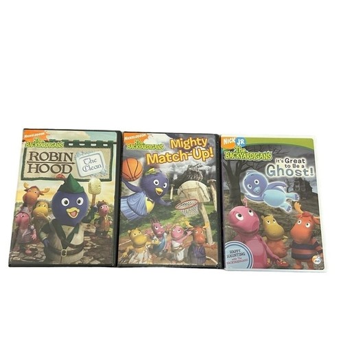 The Backyardigans Nickelodeon Nick JR DVD Set Robin Hood Mighty Match Up Bundle