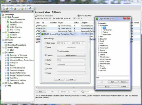 NEW Money Manager Accounting Bookkeeping Tax VAT Business, Personal USB Mac - Picture 8 of 12