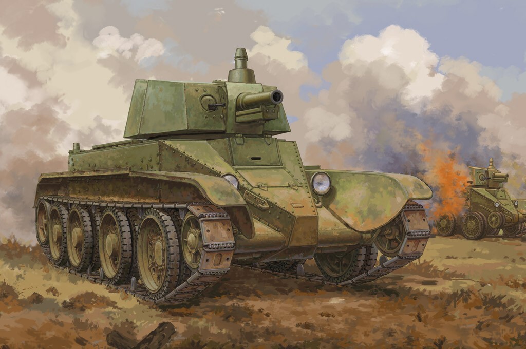 Hobbyboss 1:35 scale  - Soviet D-38 Tank #84517