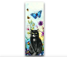 Cat Named Jack Bookmark – Handmade Art Gift for Readers & Animal Lovers