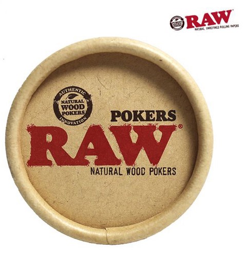 1x Full Box RAW Holz Poker klein + GESCHENK 10x RAW KS Papiere - Bild 4 von 4