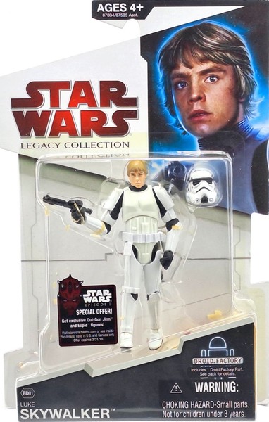 Luke Skywalker Stormtrooper Disguise Star Wars THE Legacy Collection BD01-image