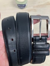 Allen Edmonds 39501 Black Calfskin Leather Belt USA Made 40