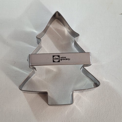 #ad #ad Lidl Christmas Tree Cookie Cutter Holiday Baking Promo $3.97