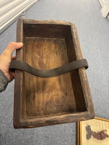 Scatola rustica in legno con manico in pelle - Foto 19 di 23