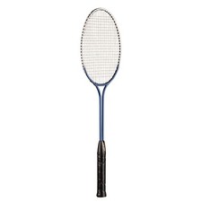 Champion Sports Junior Tempered Steel Twin Shaft Badminton Racket 24" SilverBlue