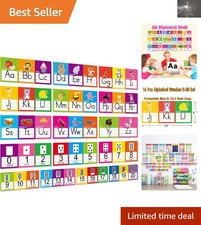 Interactive 14''x6'' Alphabet Line Wall Decorations for Nursery  Classroom