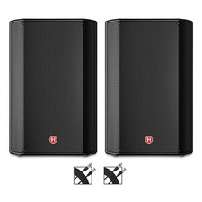 Harbinger VARI V1115 15" Powered Speakers Pair With Cables