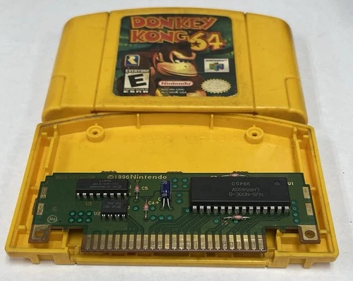 Donkey Kong 64 Authentic Nintendo N64 Cartridge Tested & Working Cleaned Pins