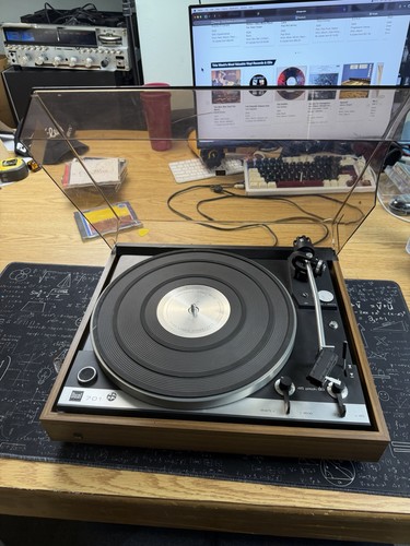 Dual 701 Turntable For Parts/Repair Vintage Hi-Fi With Shure M72EJ Cartridge
