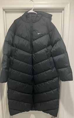 $375 Size XXL Nike Sportswear Windpuffer Storm-FIT Long Hooded Jacket Seaweed