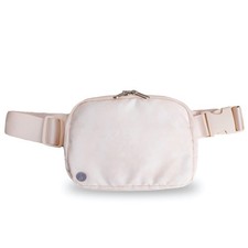Belt Bag Casual Crossbody Fanny Pack Women Men, Adjustable Strap Durable Cream