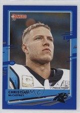 2020 Panini Donruss Photo Variation Press Proof Blue Christian McCaffrey 02ho