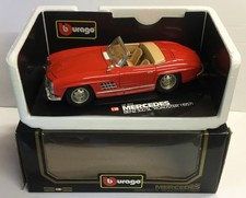 BURAGO DIAMONDS 1:18 Mercedes Benz 300 SL ROADSTER 1957 MINT IN VG BOX