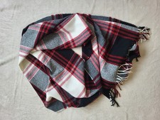 Classic Tartan Plaid Scarf Red, Black Grey