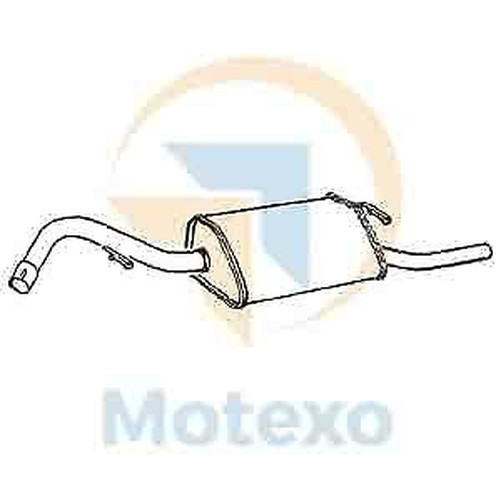 Klarius FE563G Auspufftopf Hinten Escort 1.6 95-99-image