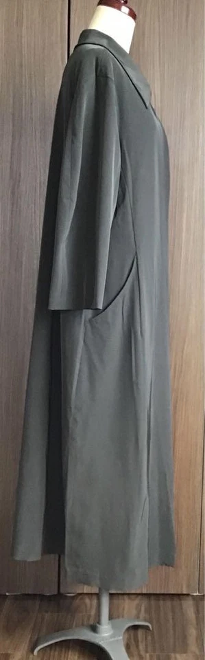 USED YOHJI YAMAMOTO 90S KHAKI COAT, SIZE SMALL, EXCELLENT CONDITION GOOD - Изображение 2 из 4