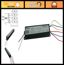 Electronic Fluorescent Ballast for 3/4 T8 Lamps 17W-32W, Instant Start, 120V, Qt