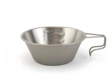 Snow Peak Titanium Sierra Cup, E-104, Titanium, Lifetime Product Guarantee,