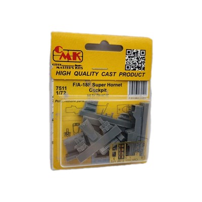 CMK 129-7511 1:72 F/A-18F Super Hornet Cockpit for Revell