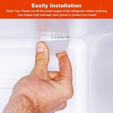 Freezer Light Bulb W11602886 Freezer Parts Replacement Energy Saving Bright