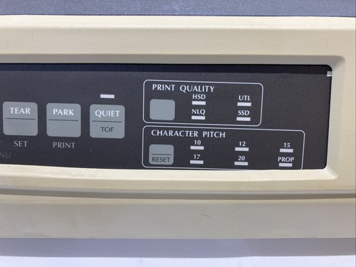 OKI Microline 321 Turbo 9 Pin Dot Matrix Printer PARTIALLY TESTED -- READ DESC. - Picture 3 of 16