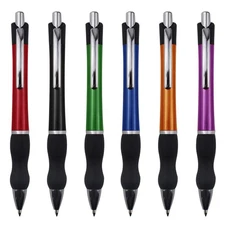 Retractable Ballpoint Pens Black Ink 1mm Medium Point Work Pen Smooth Writing...