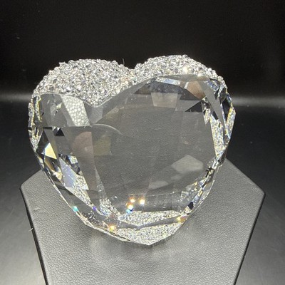 Swarovski Love Heart  1143413 Clear Swarovski Crystal Figurine