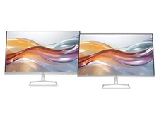 Dual HP Series 5 27 inch FHD Monitor Bundle 27" FHD (1920 x 1080) 48-100 Hz