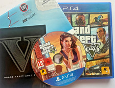 =Grand Theft Auto V= GTA5  PS4 PlayStation game with CD, unused Map & manual
