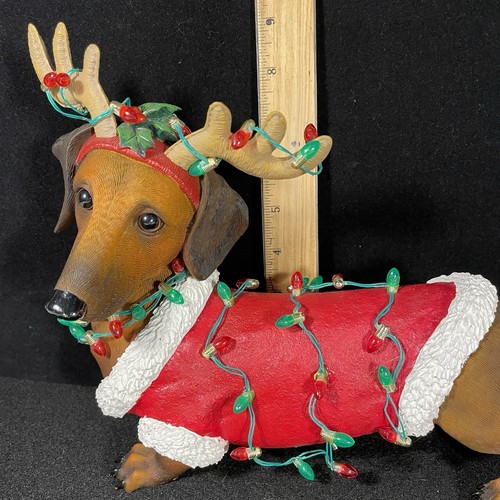 Bradford Exchange Holiday Delights Collection Weihnachtsdackel LESEN - Bild 9 von 11