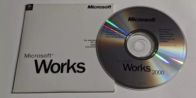 NEU OVP Microsoft Works 2000 *RARITÄT* RETRO SOFTWARE