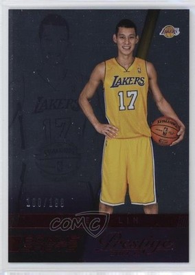 2014-15 Panini Prestige Bonus Shots Red Plus 100/199 Jeremy Lin #92 18jt