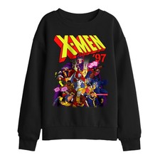 Image of Marvel Xmen 97 Comic Kids Sweatshirt 5-13 Years, Black