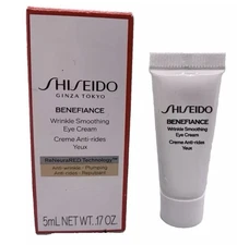 NIB Shiseido Benefiance Wrinkle Smoothing Eye Cream 5ml/0.17oz, Travel Size