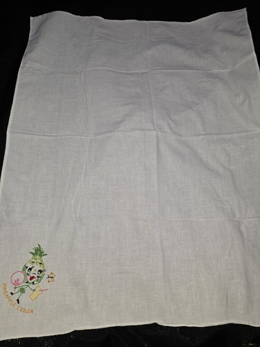 Vintage Handmade Anthropomorphic Vegetable Tea Towel Set Of 5 Apple Jam... - Picture 7 of 17