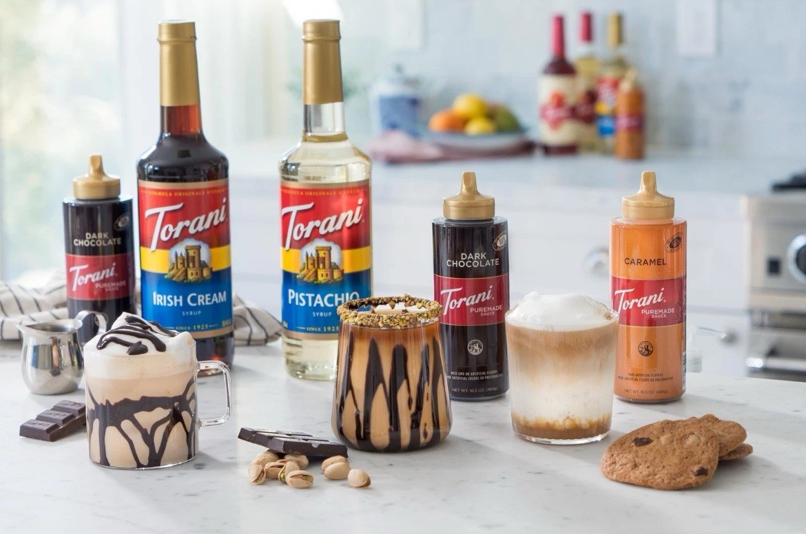 Torani Puremade Sauce Variety Pack 16.5oz Pack of 4 White Chocolate