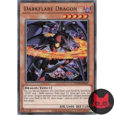 Yugioh Darkflare Dragon TOCH-EN032 Rare NM