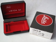 Leica early M6 clam shell case and BOX ONLY, US SELLER "LQQK"