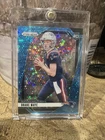 2024 Panini Prizm No Huddle Blue Disco /99 RC Drake Maye #329 Patriots Rookie