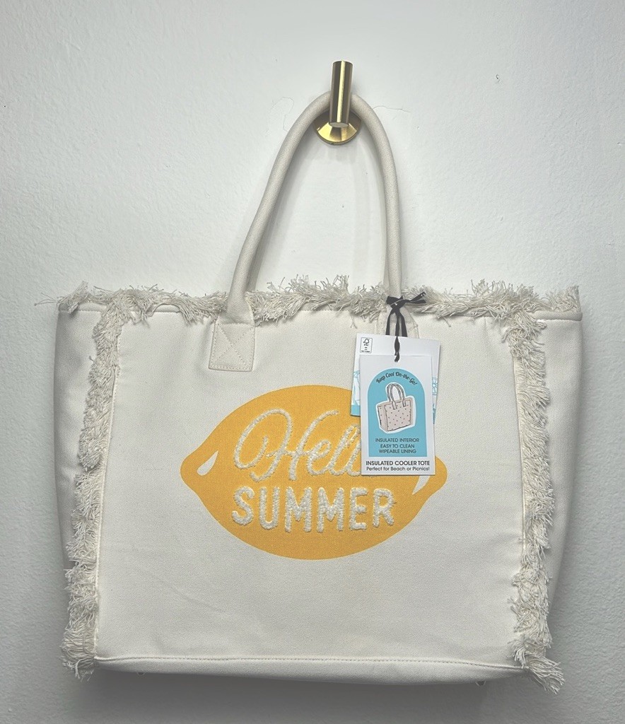 Cynthia Rowley Woven Straw Summer Tote Bag