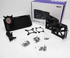 NZXT Kraken 240 RL-KN240-B1 2x120mm AiO Liquid CPU Cooler - Matte Black