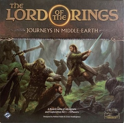 Fantasy Flight Game Lord Of The Ring Journey In Middle Earth Strategy Board Game