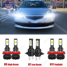 For Mazda 6 2009-2010 6x 6000k Led Headlight High Low Beam Fog Light Bulbs Kit