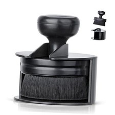 Car Tire Shine Applicator,Vegan Tire Shine Brush with Stand for Auto 1 Black